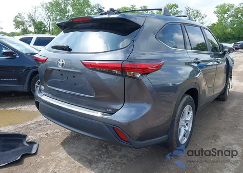 2023 Toyota Highlander Le z USA, uszkodzony, nr VIN 5TDKDRAH8PS019733